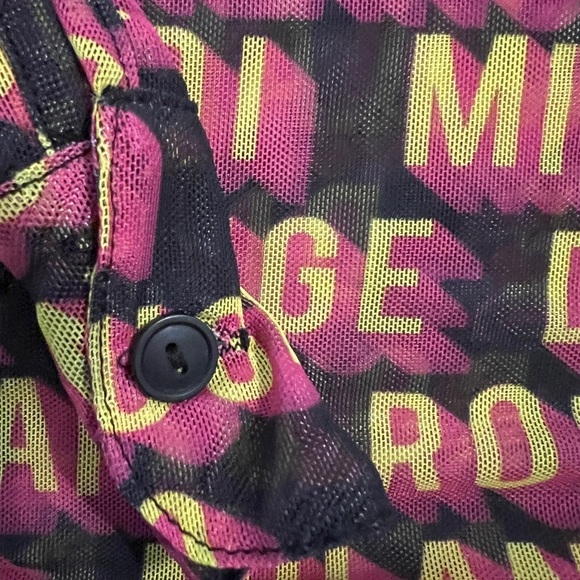 Milano Di Rouge sheer button down blouse size XS - Picture 5 of 8